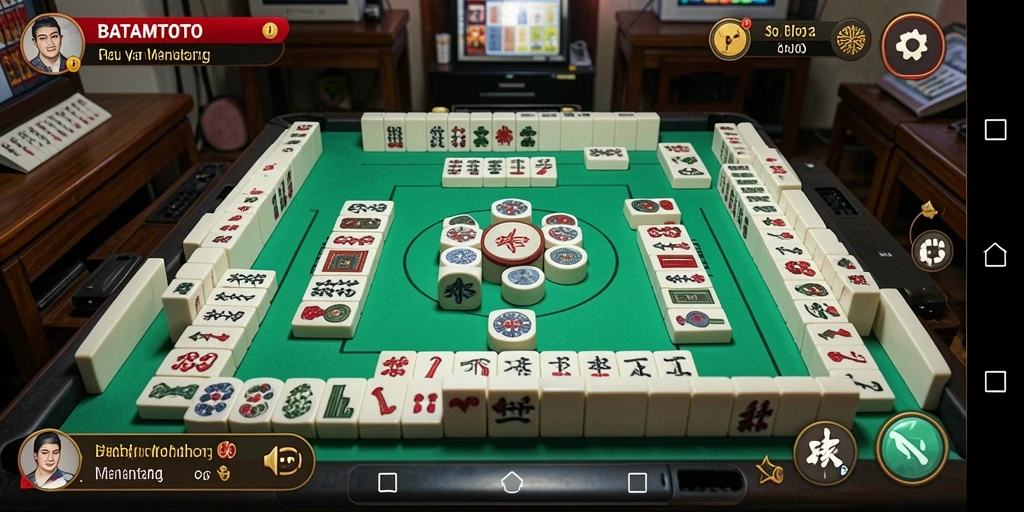 Screenshot utama BATAMTOTO menampilkan gameplay Mahjong yang menarik.