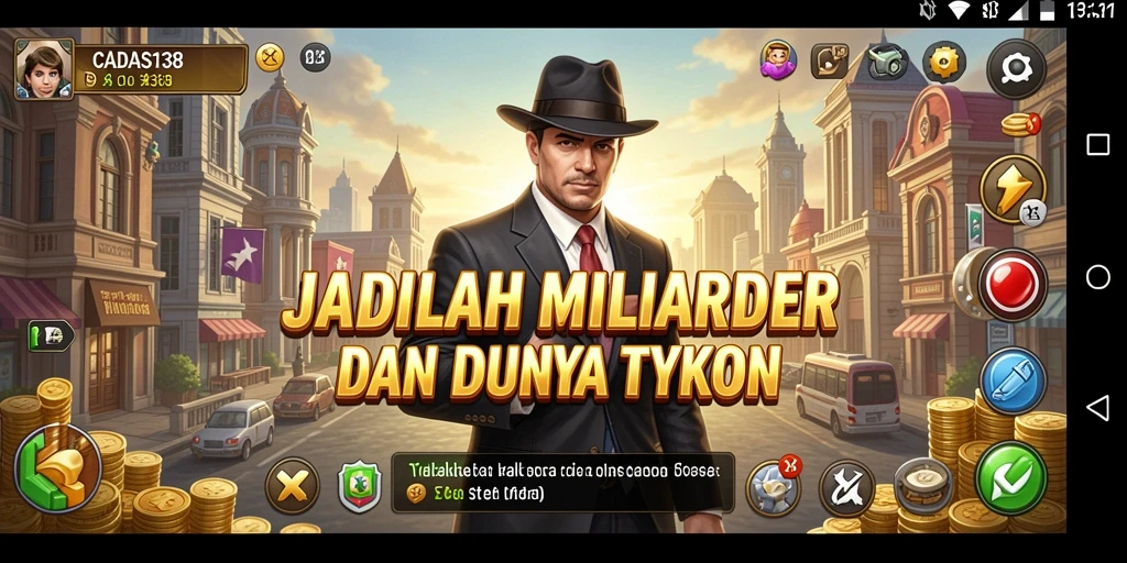 Tampilan gameplay yang menarik dalam CADAS138 dan pengalaman Tycoon yang mendebarkan.