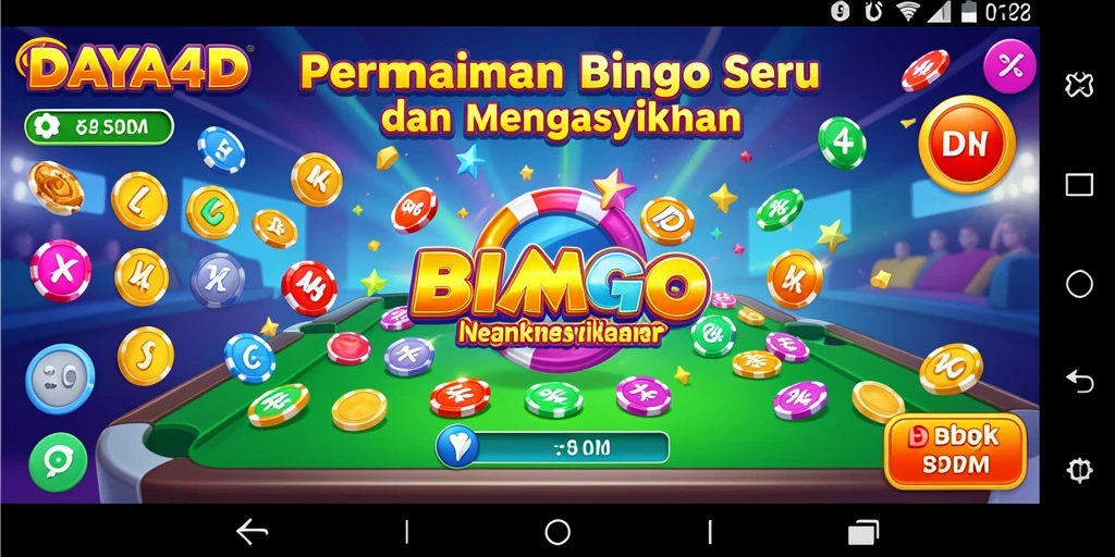 Screenshot gameplay DAYA4D menampilkan suasana Bingo yang menyenangkan.