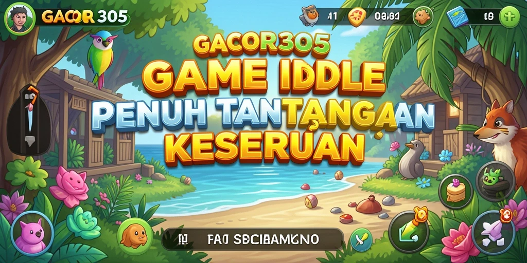 Screenshot GACOR305 menampilkan gameplay Idle yang seru dan interaktif.