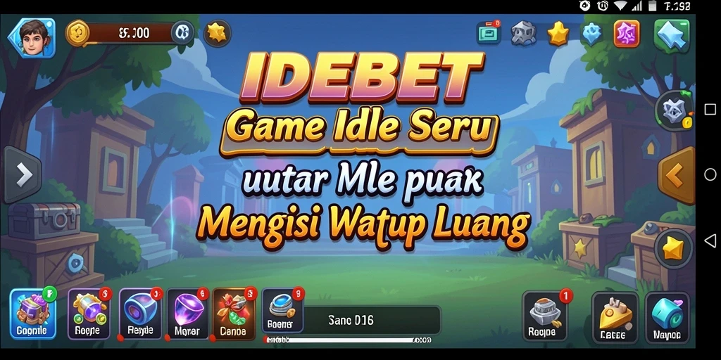 Tampilan menarik gameplay Idle IDEBET dengan elemen menarik.