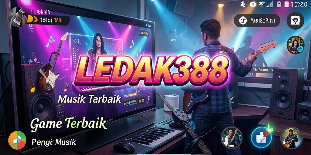 Tampilan gameplay LEDAK388 yang menampilkan interaksi musik yang menarik.
