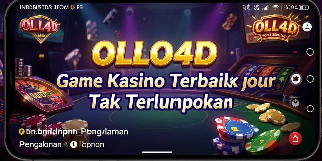 Screenshot gameplay OLLO4D menampilkan suasana kasino yang penuh warna.