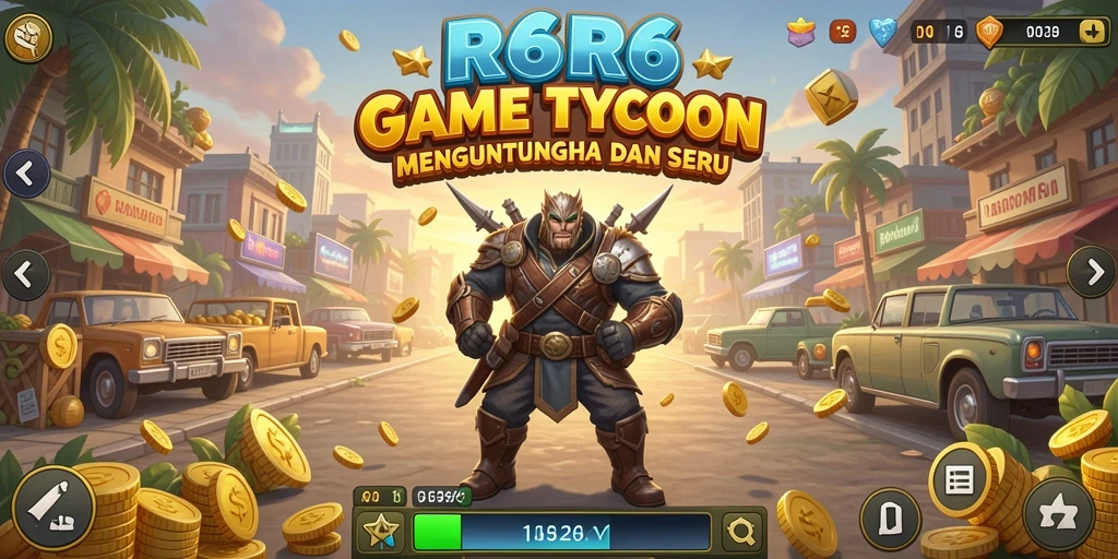 Tampilan gameplay seru R6R6 yang memikat dan interaktif.