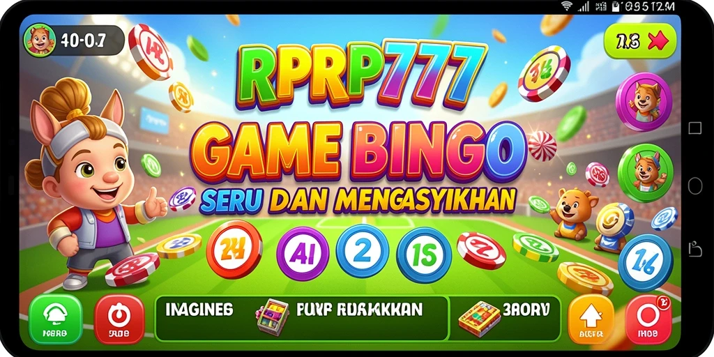 Tampilan gameplay Bingo yang seru di RPRP777.