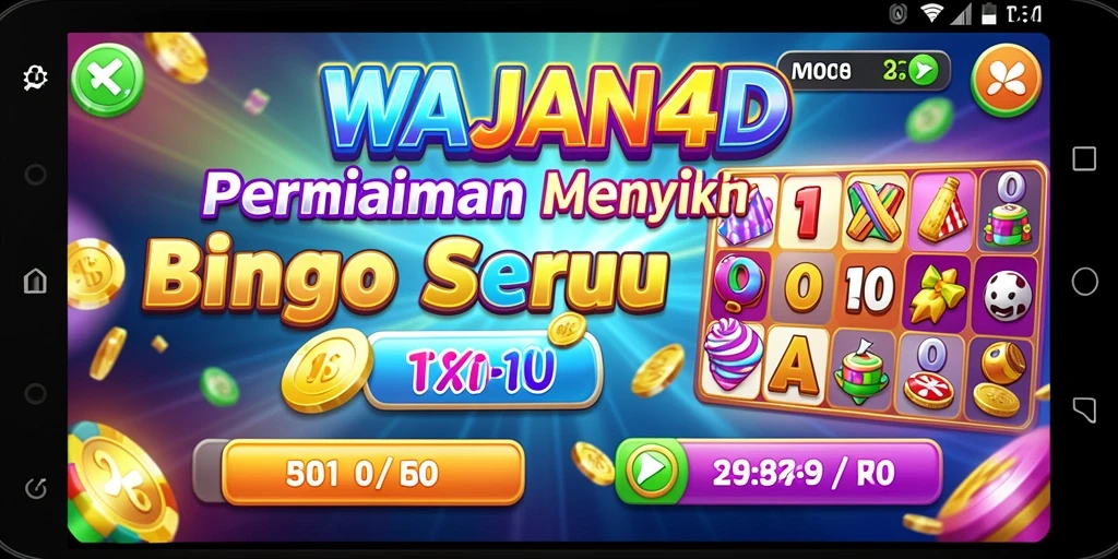 Tangkapan layar gameplay seru WAJAN4D Bingo.