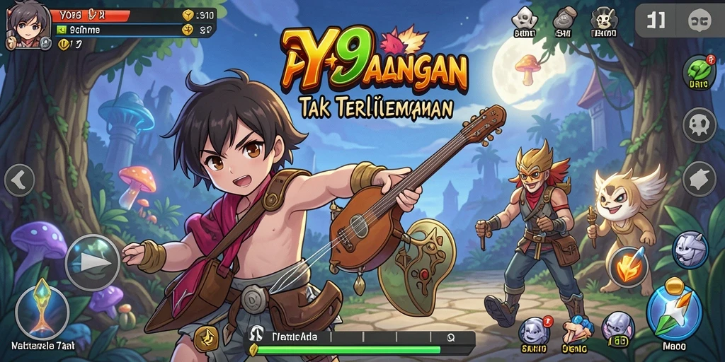 Tampilan gameplay Y89 yang mengesankan dan penuh warna.